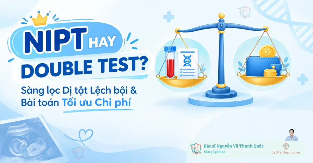 Chọn xét nghiệm NIPT hay Double Test - Bác sĩ Thanh Quốc - Sản phụ khoa